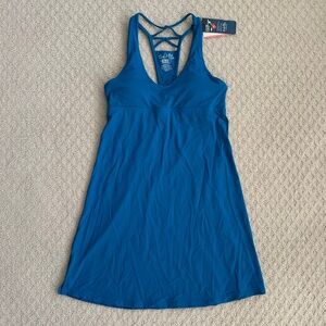 Salt Life Sea Legs Racerback Dress Blue Large Beach Pool Resort Summer Vacation